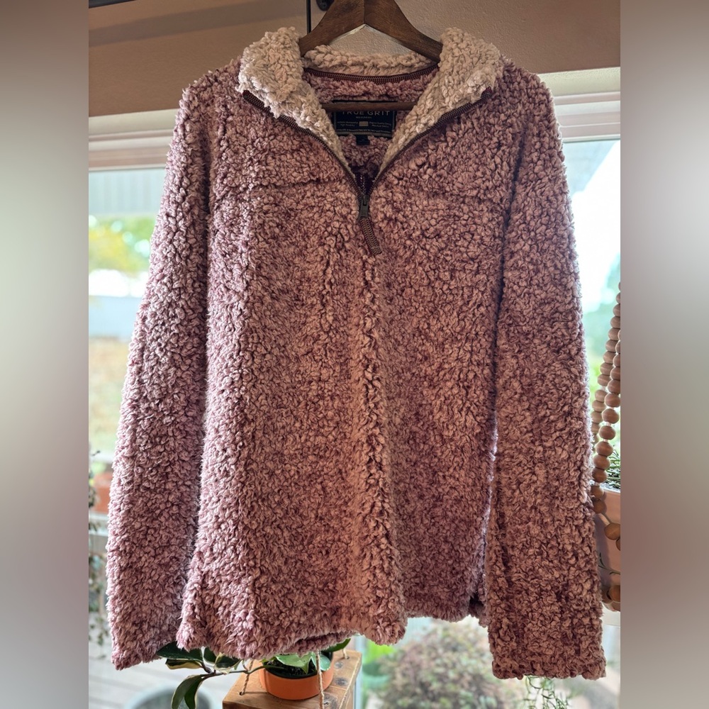 True Grit Mauve Teddy Jacket